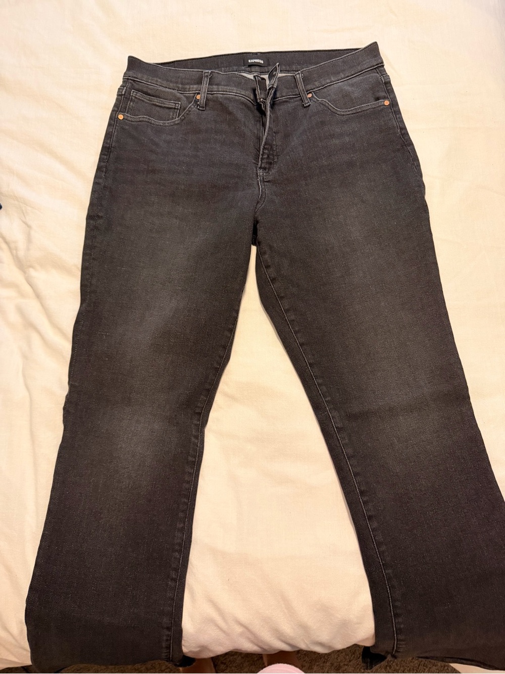 Express Syscraper Women’s Black Boot Cut Jeans